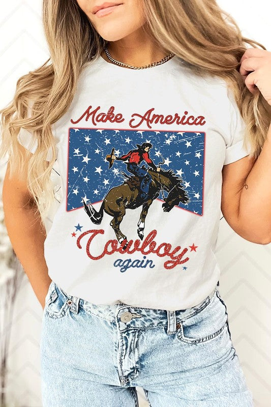 Make America Cowboy Again | Graphic T Shirt