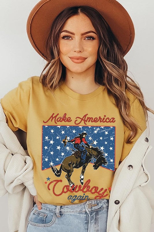 Make America Cowboy Again | Graphic T Shirt