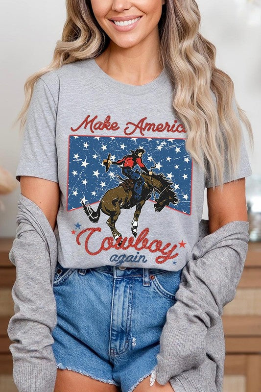 Make America Cowboy Again | Graphic T Shirt