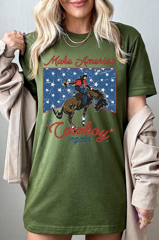 Make America Cowboy Again | Graphic T Shirt