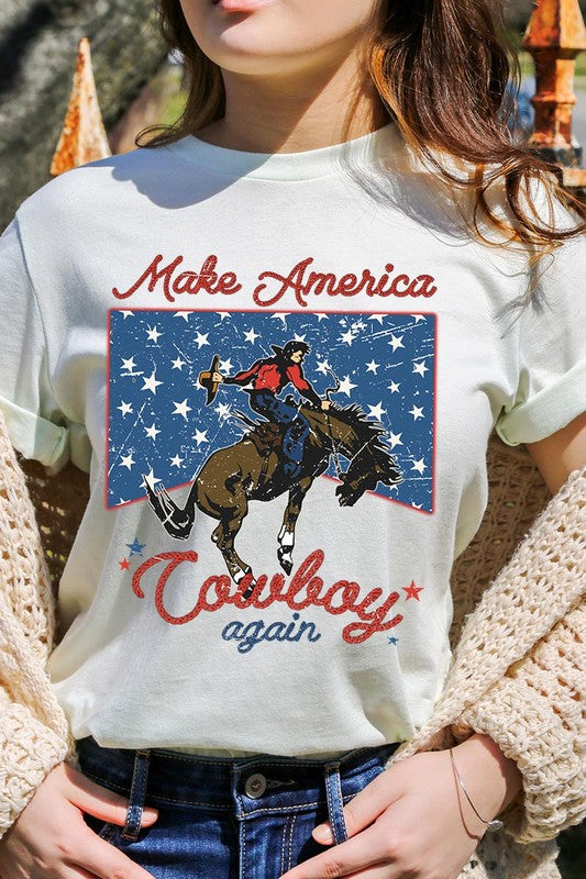 Make America Cowboy Again | Graphic T Shirt