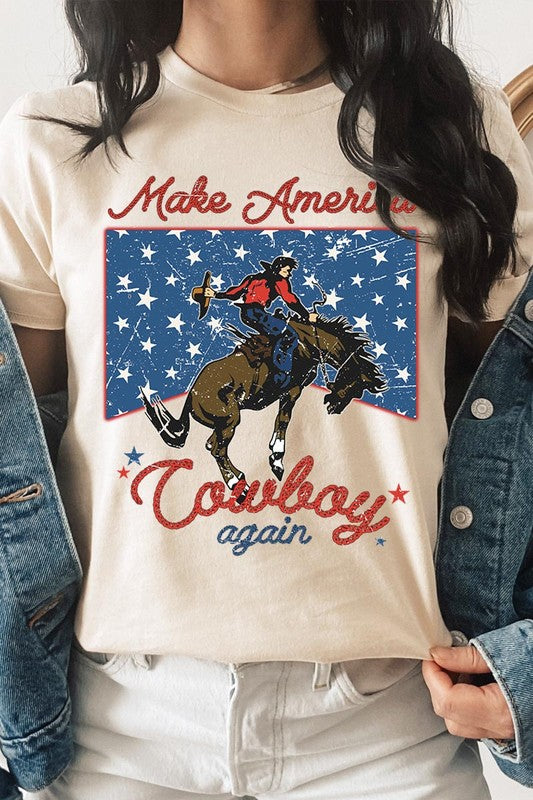 Make America Cowboy Again | Graphic T Shirt
