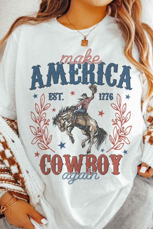 Make American Cowboy Again | Graphic Tee