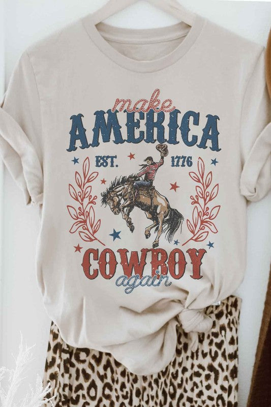 Make American Cowboy Again | Graphic Tee