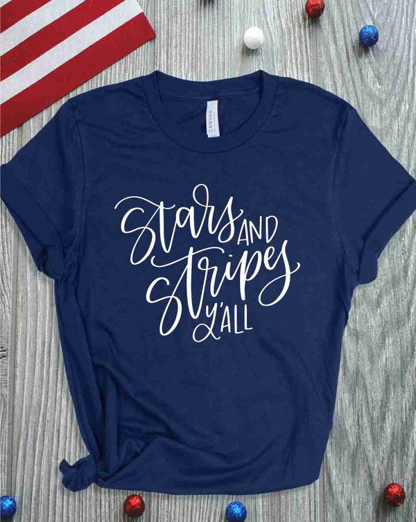 Stars & Stripes Y'all | Graphic Tee