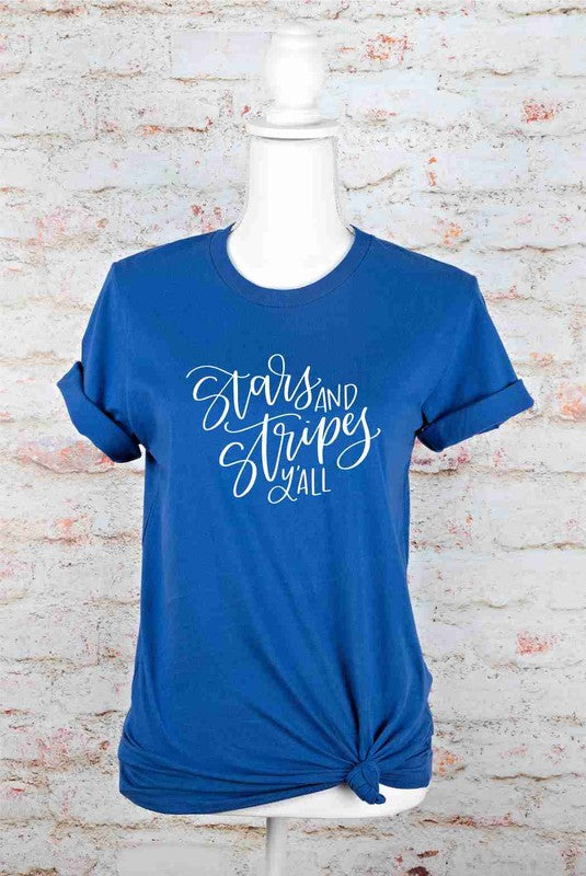 Stars & Stripes Y'all | Graphic Tee