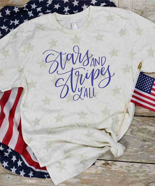 Stars and Stripes Y'all | Graphic Tee