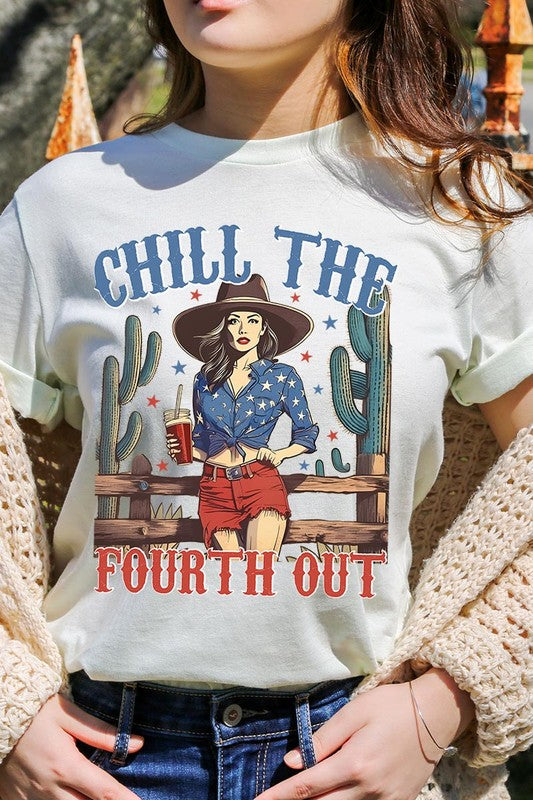 Chill The Fourth Out | Graphic T-Shirt