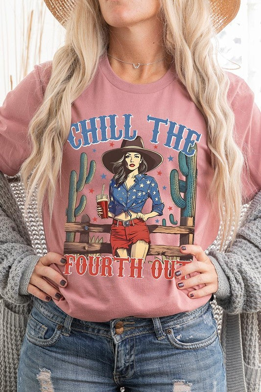 Chill The Fourth Out | Graphic T-Shirt