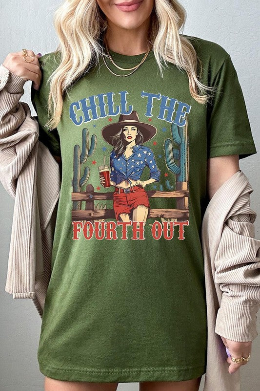 Chill The Fourth Out | Graphic T-Shirt