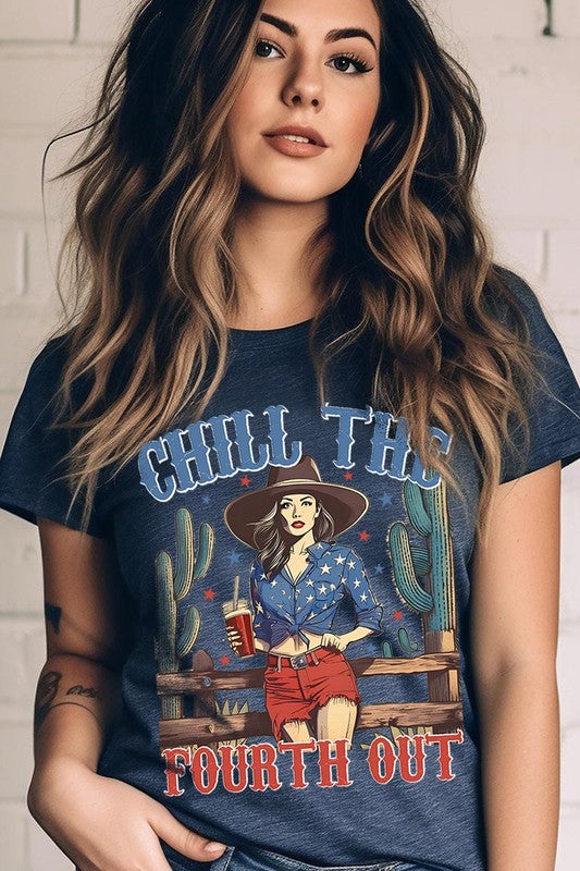 Chill The Fourth Out | Graphic T-Shirt