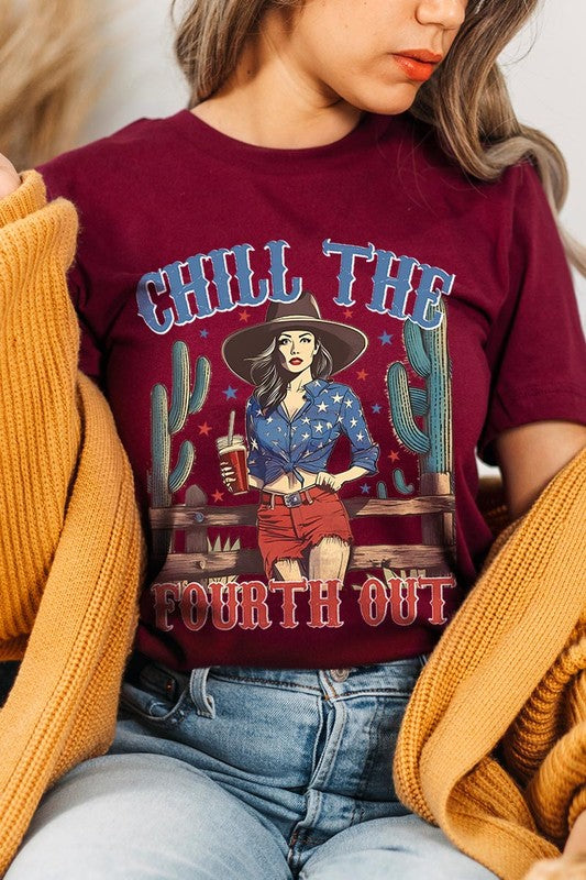 Chill The Fourth Out | Graphic T-Shirt