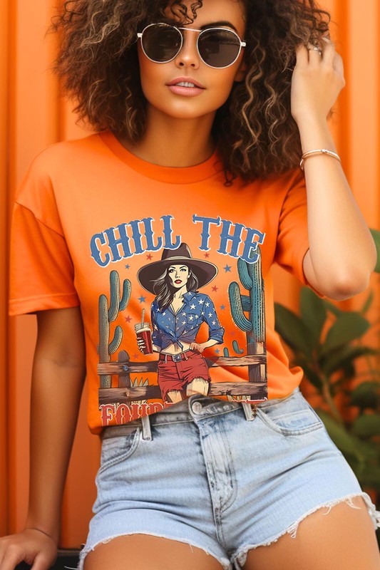 Chill The Fourth Out | Graphic T-Shirt