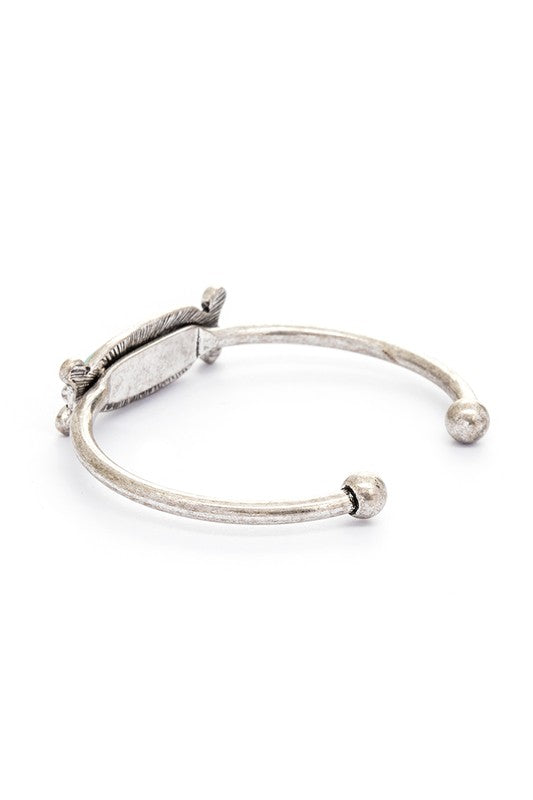 Turquoise Open Bangle | Bracelet