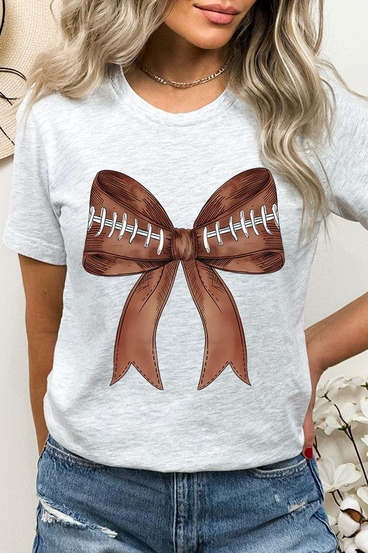Coquette Football Bow | Graphic T-Shirt