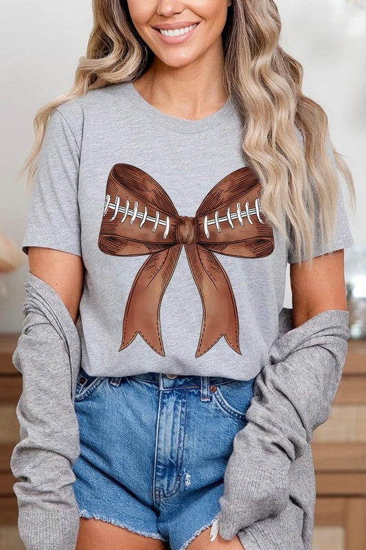 Coquette Football Bow | Graphic T-Shirt