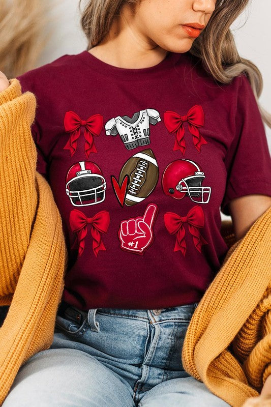 Coquette Football | Graphic Tee