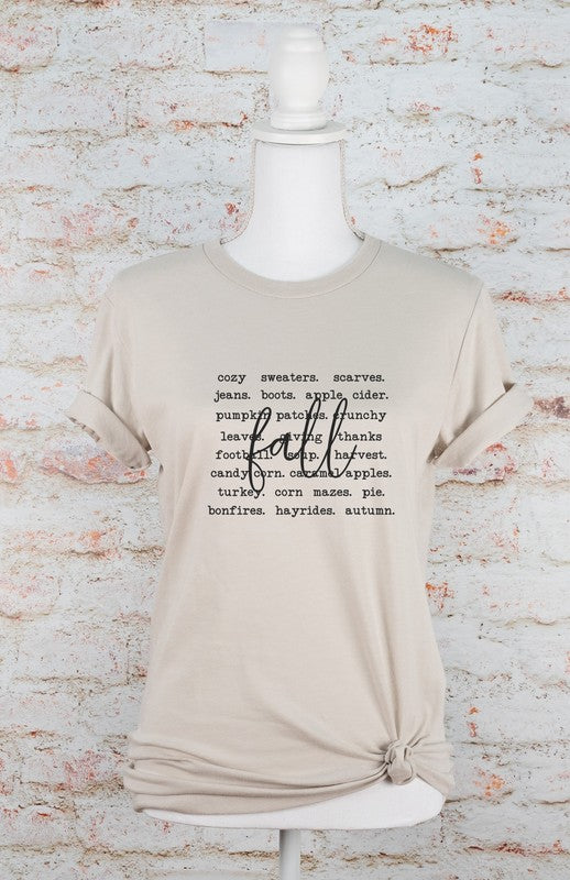 Fall Words | Graphic Tee