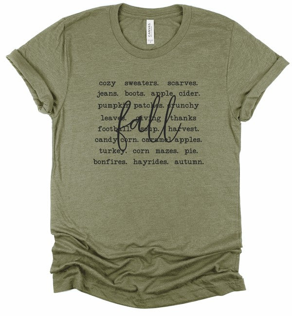 Fall Words | Graphic Tee