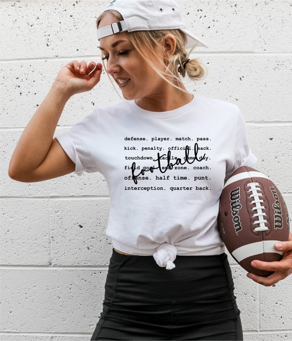 Football Words | Graphic Tee