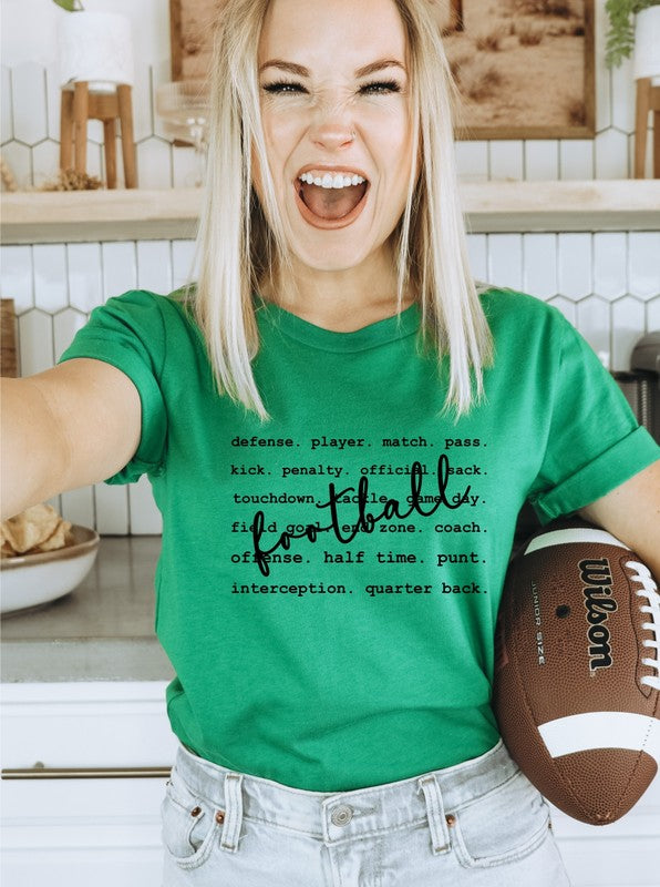 Football Words | Graphic Tee