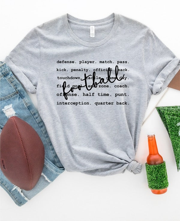 Football Words | Graphic Tee