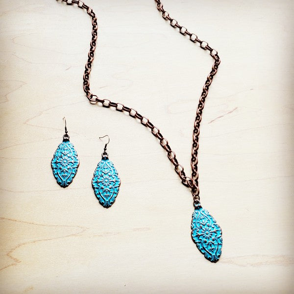 Burnished Filigree Copper | Earrings
