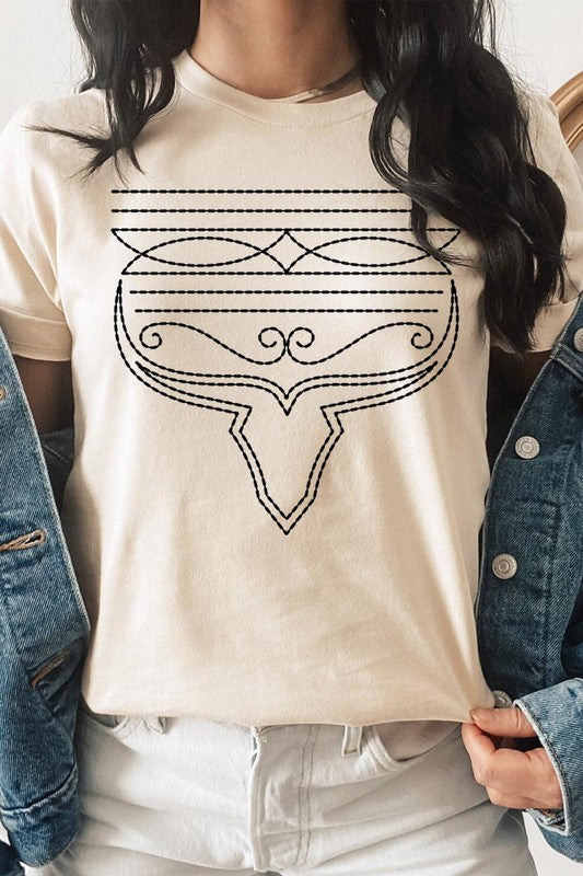 Western Boot Stitch | Graphic Tee