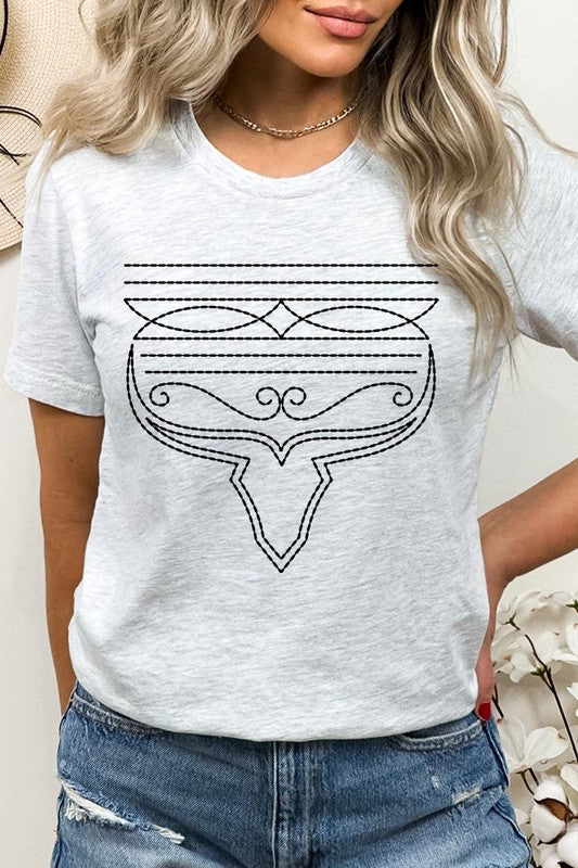 Western Boot Stitch | Graphic Tee
