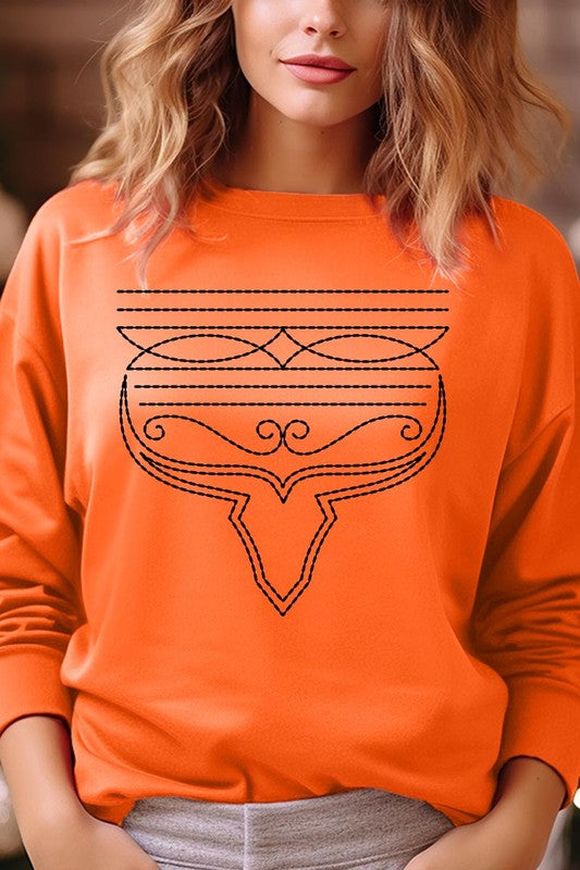 Western Boot Stitch | Sweatshirt