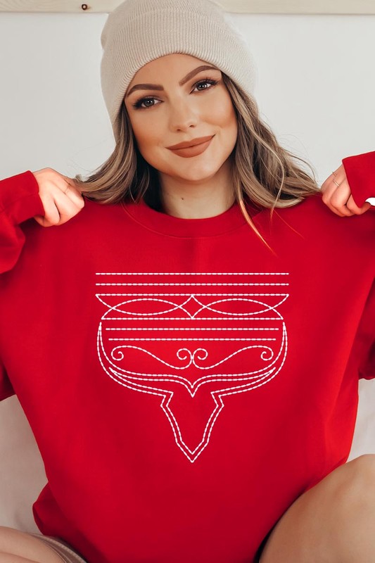Western Boot Stitch | Sweatshirt