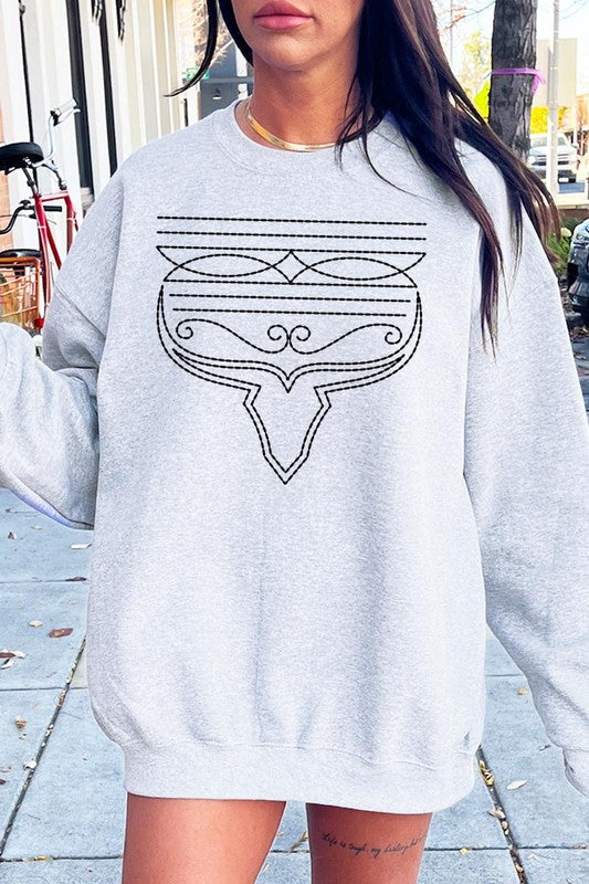 Western Boot Stitch | Sweatshirt