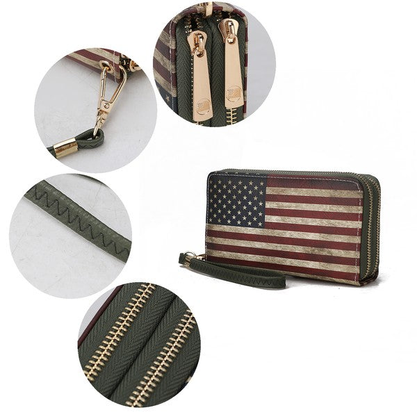 Americana | Wristlet Wallet by Mia K