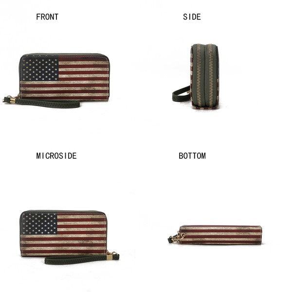 Americana | Wristlet Wallet by Mia K