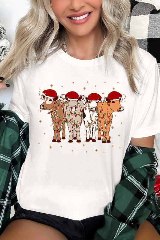 Christmas Cows | Graphic Tee