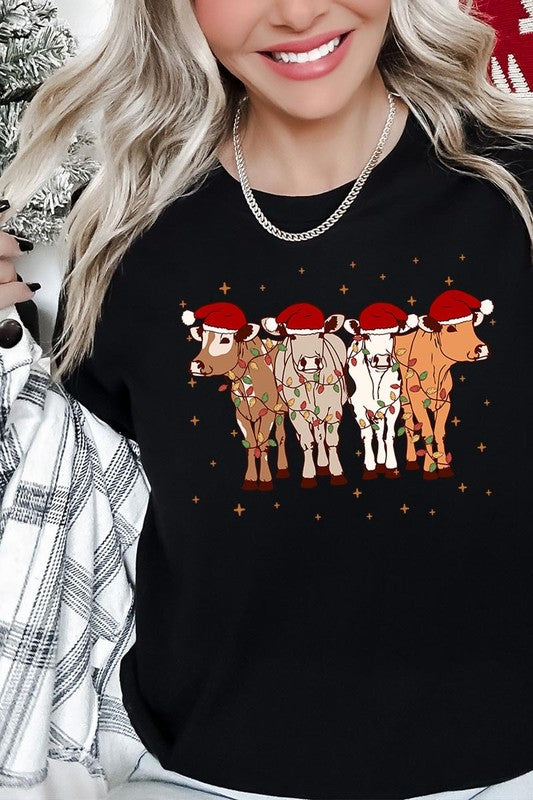Christmas Cows | Graphic Tee
