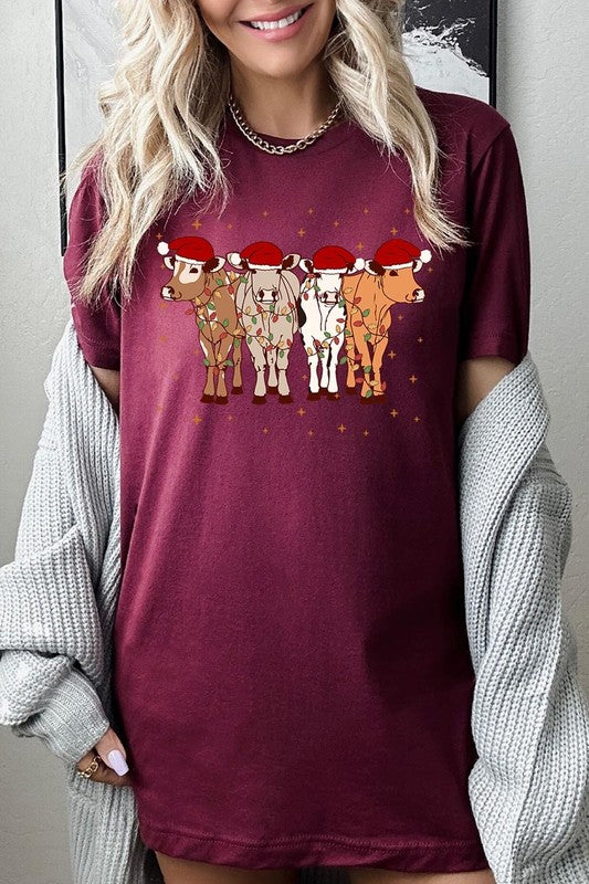 Christmas Cows | Graphic Tee