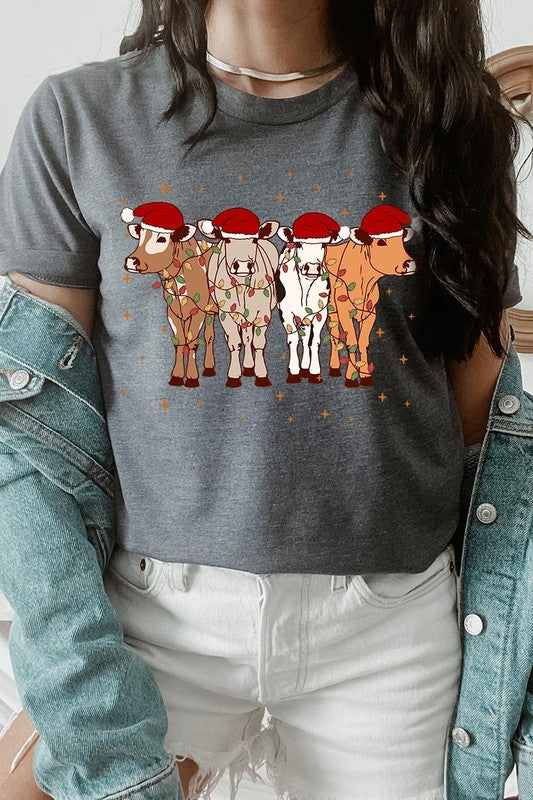 Christmas Cows | Graphic Tee