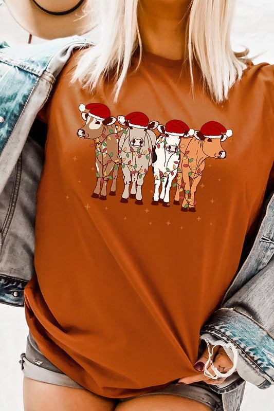 Christmas Cows | Graphic Tee