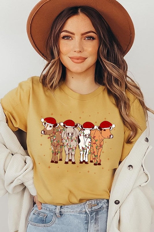 Christmas Cows | Graphic Tee