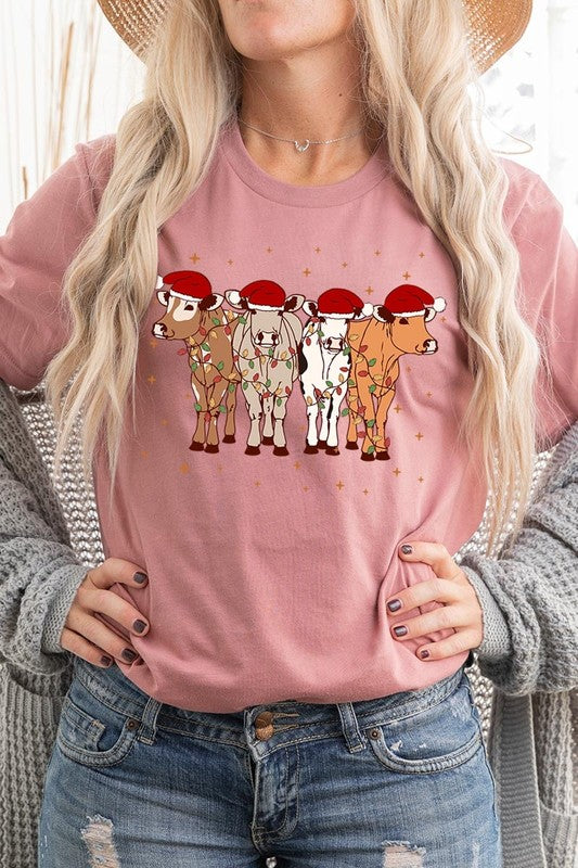 Christmas Cows | Graphic Tee