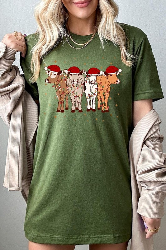 Christmas Cows | Graphic Tee