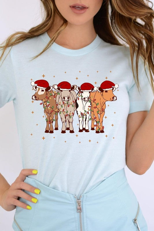 Christmas Cows | Graphic Tee