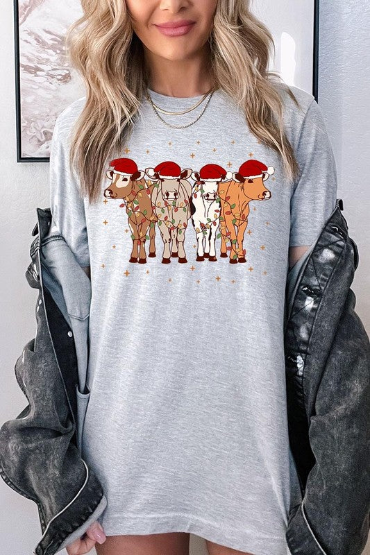 Christmas Cows | Graphic Tee