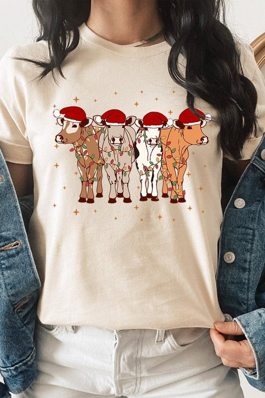 Christmas Cows | Graphic Tee