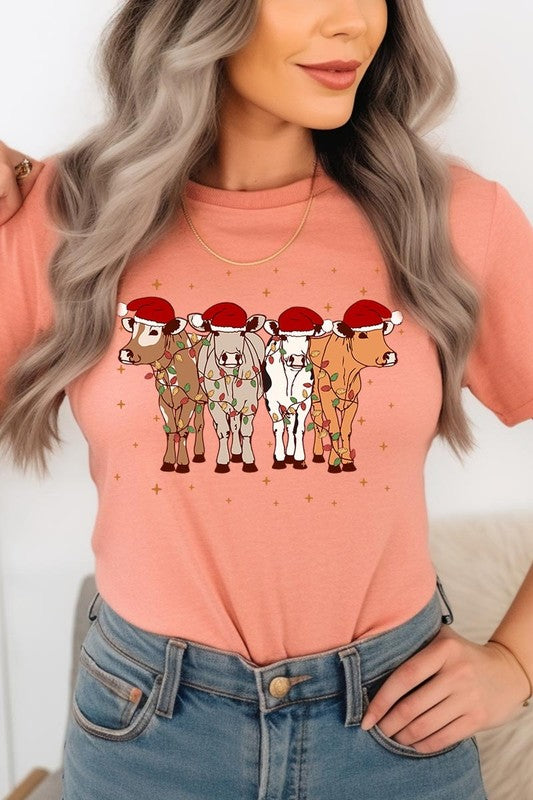 Christmas Cows | Graphic Tee