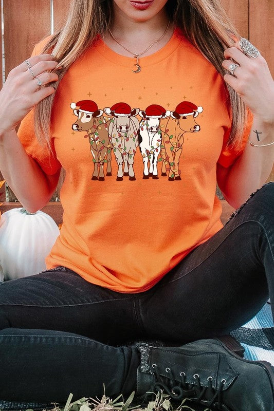 Christmas Cows | Graphic Tee