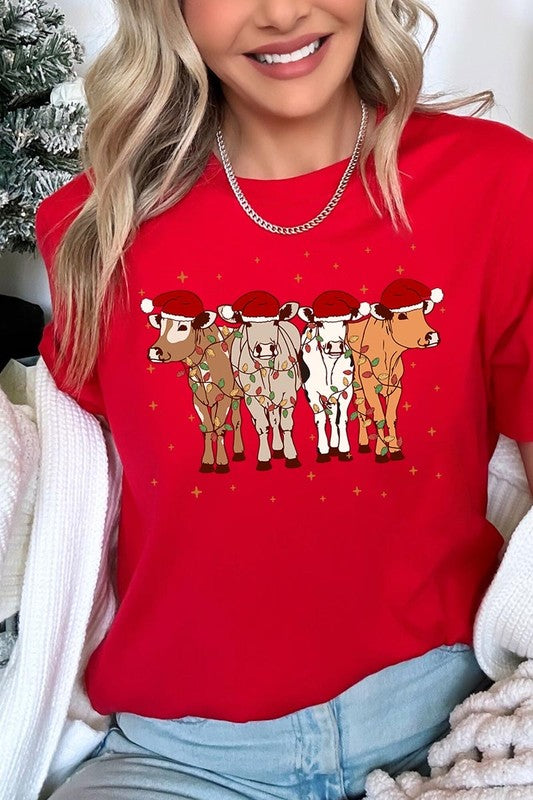 Christmas Cows | Graphic Tee