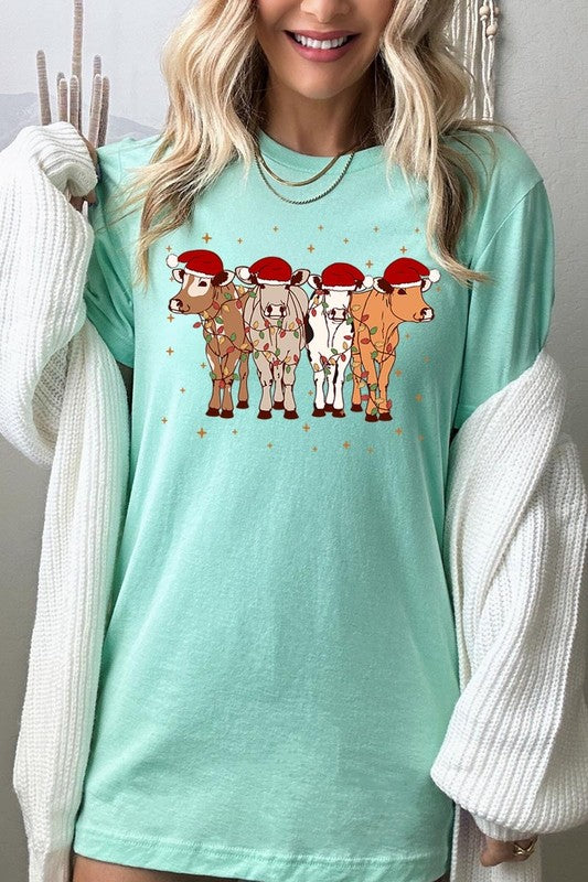 Christmas Cows | Graphic Tee