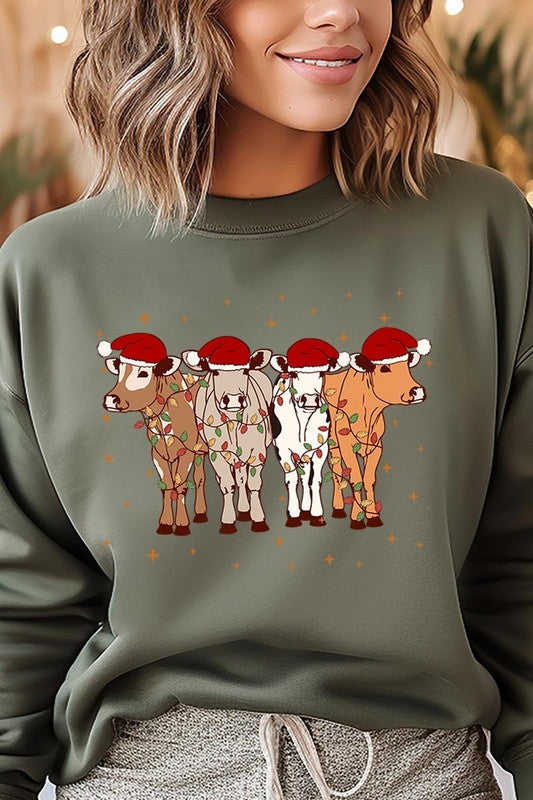 Christmas Cows | Sweatshirt